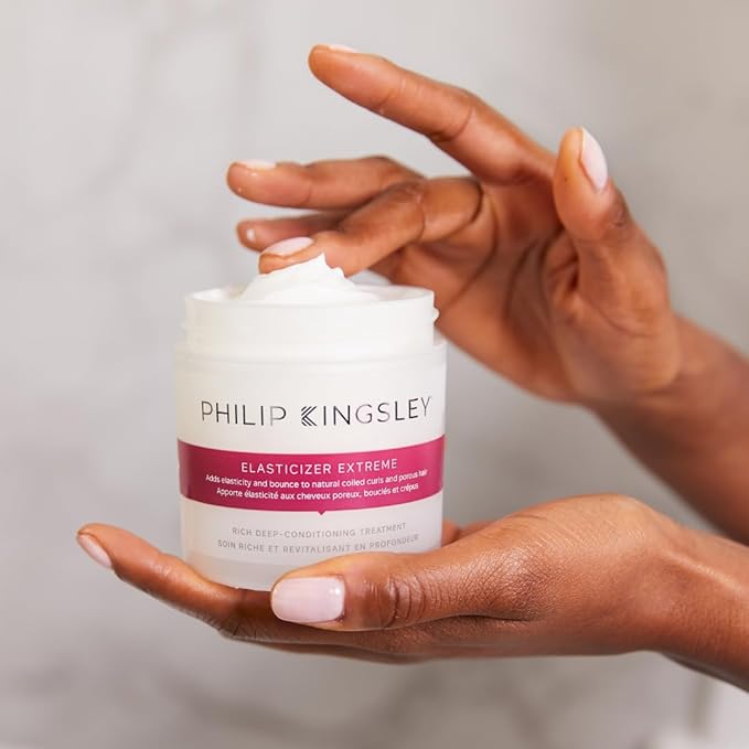 PHILIP KINGSLEY Elasticizer Extreme Deep-Conditioning Hair Mask Repair Treatment for Dry Curly Hair and Over-Processed or Damaged Hair Deeply Conditions, Adds Bounce and Shine, 2.5 oz