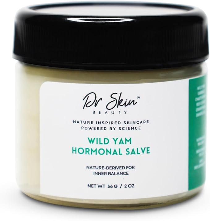 Dr. Skin Wild Yam Cream for Women – 2oz | Organic, Plant-Based Body Cream with Lavender for Comfort and Skin Wellness | Non-GMO, Paraben-Free, Made in USA