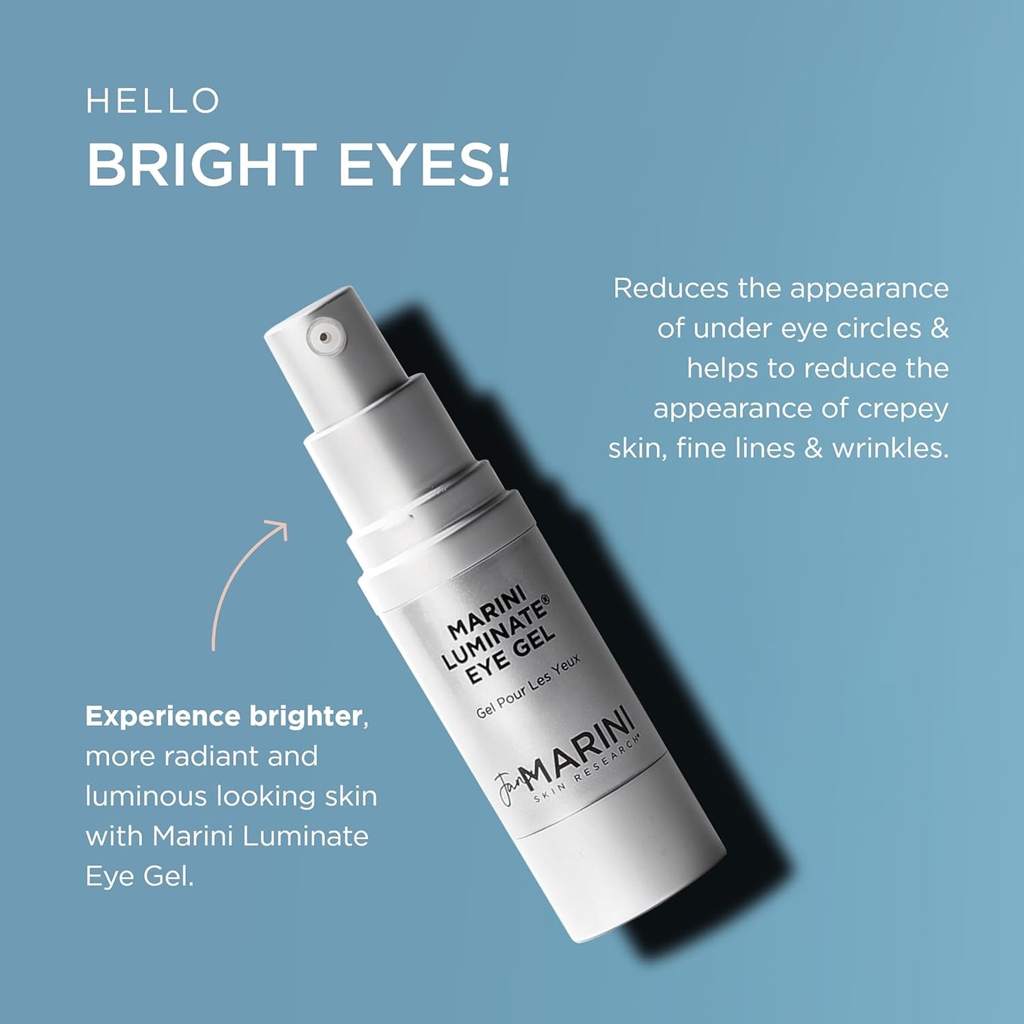 Jan Marini Skin Research Marini Luminate Eye Gel, 0.5 Fl Oz