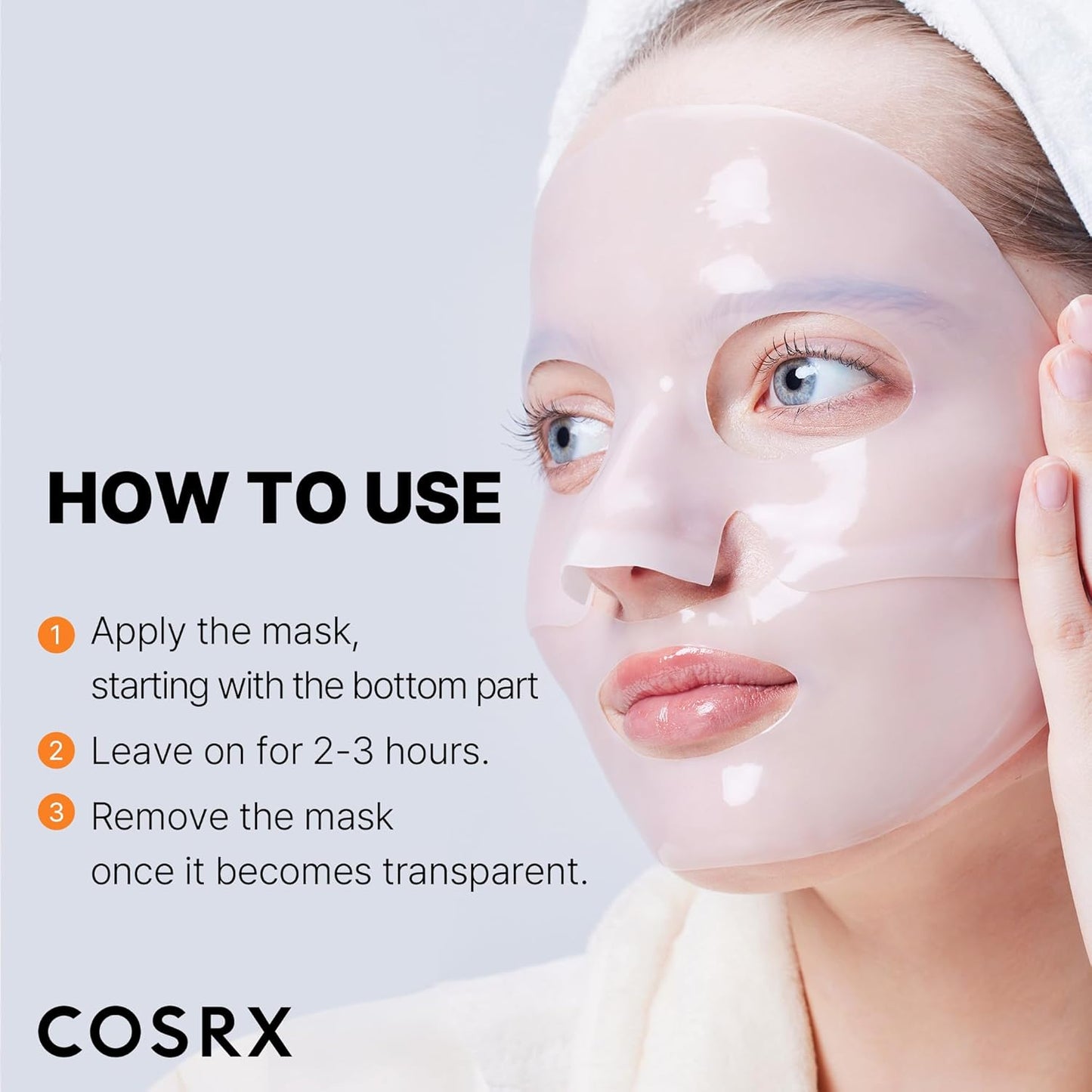 COSRX The Alpha-Arbutin Discoloration Care Hydrogel Face Masks Skincare 3 EA, Collagen Face Mask, Travel Essentials, Overnight Face Mask, Korean SkinCare