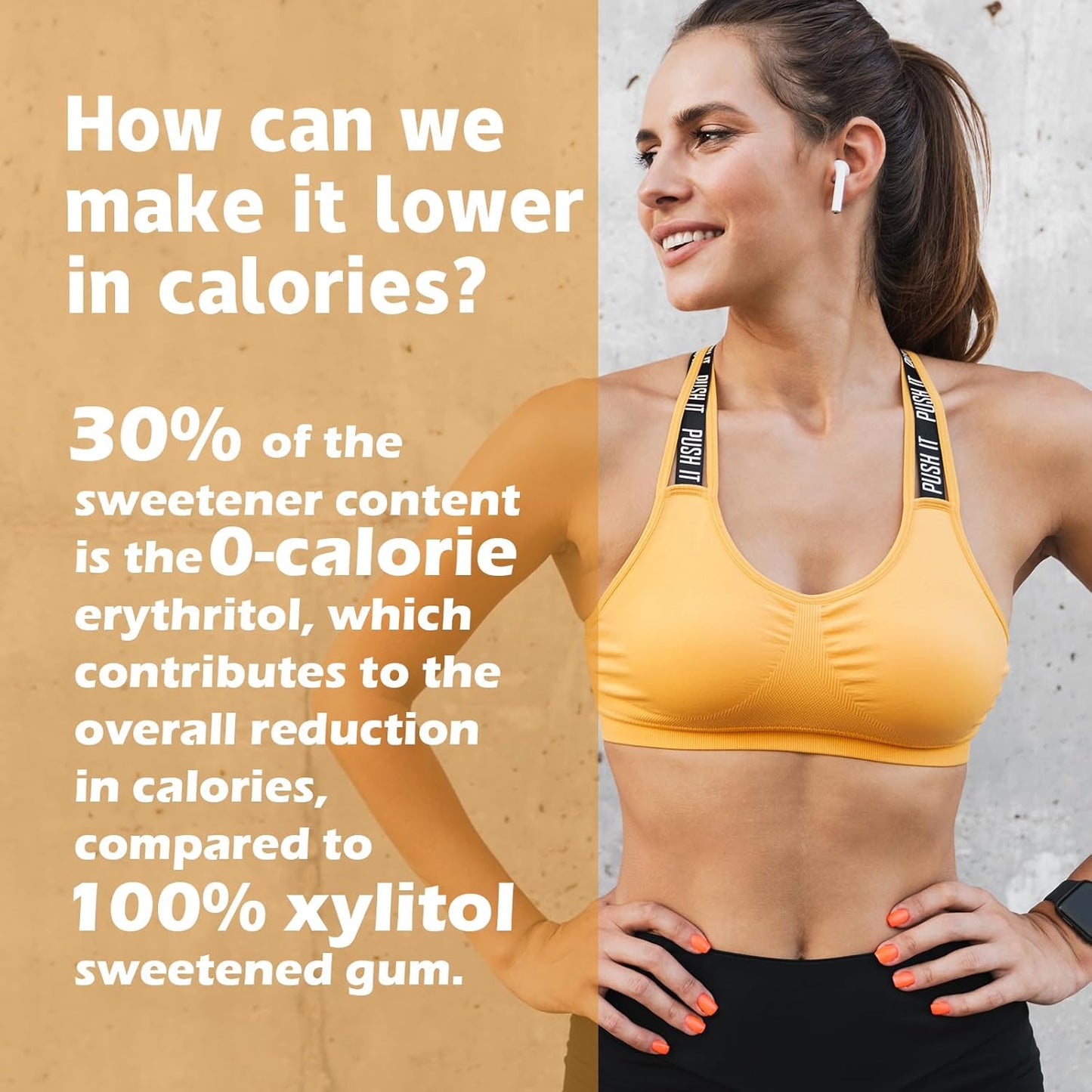 DC24 DAILY CARE Xylitol Gum, Aspartame Free & Sugar Free Chewing Gum for Dry Mouth, Low-Calorie with Erythritol, Sugarless, Fresh Fruit Flavor, 60-Piece Pack, 4 Packs