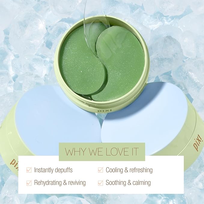 Pixi DetoxifEYE Beauty Hydrogel Under-Eye Patches, 30 Pairs, 60 Patches