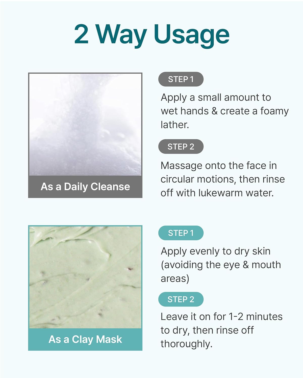 CENTELLIAN 24 Madeca Acnience Pore Pack Cleanser (4.05fl oz) - Dual Action Clay Cleanser & Mask for Pore Minimizing, Sebum Control, Removes Impurities, Korean Skin Care. Centella Asiatica, Tecalming.