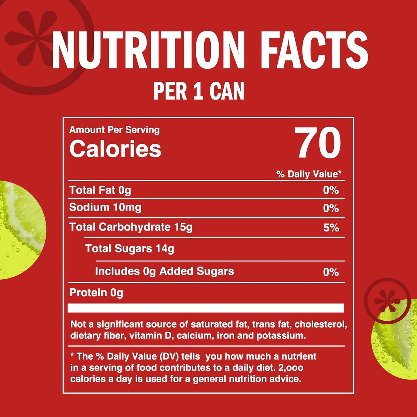 Izze Cherry Lime Straight Beverages, 8.4 FL Oz, Pack of 24