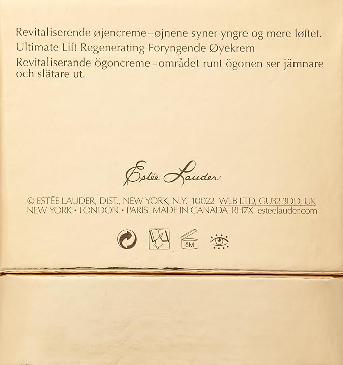 Estee Lauder Re-Nutriv Ultimate Lift Regenerating Youth Eye Creme, 0.5 Ounce
