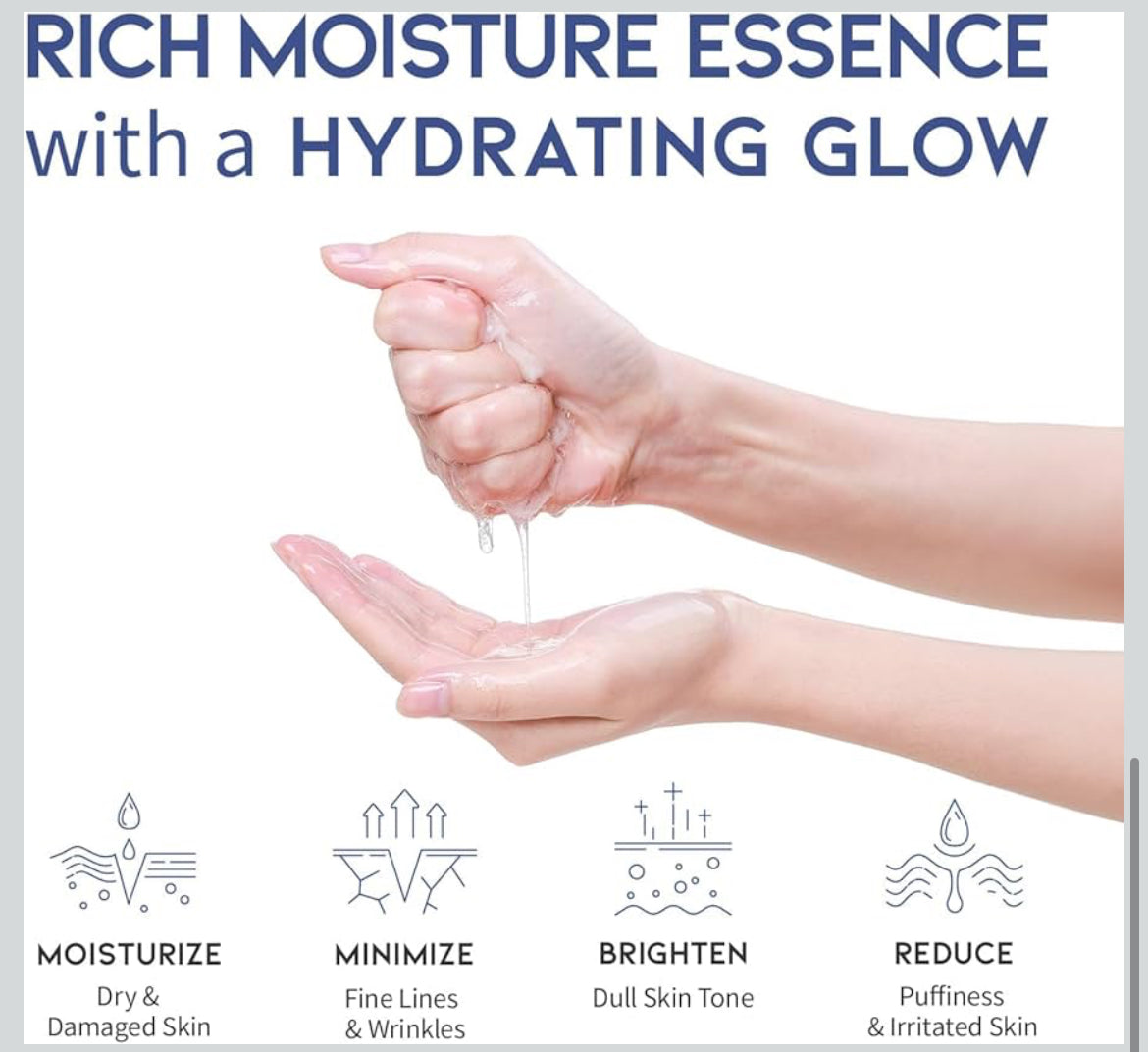 #OOTD Triple Hyaluron Hydrating Mask for Dry and Sensitive Skin, Anti Aging, Tightening and Moisturizing, Korean Vegan Beauty, Hyaluronic Acid, Caffeine, Vitamin C 10EA