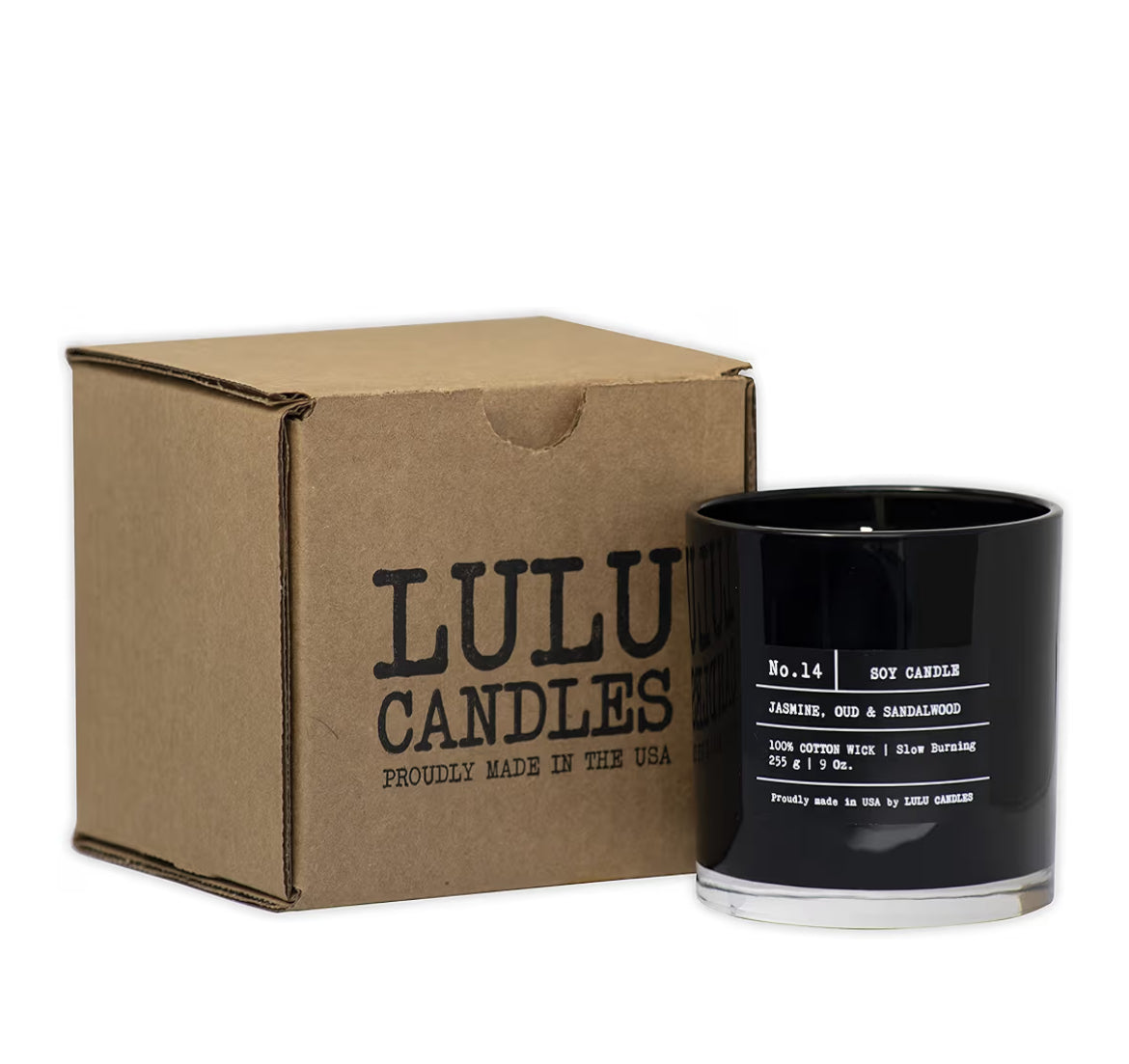 Lulu Candles | After Dark - Teak & Mahogany | Luxury Scented Soy Jar Candle | Hand Poured in The USA | Highly Scented Candles for Home Fragrance & Decor (9 Oz.)