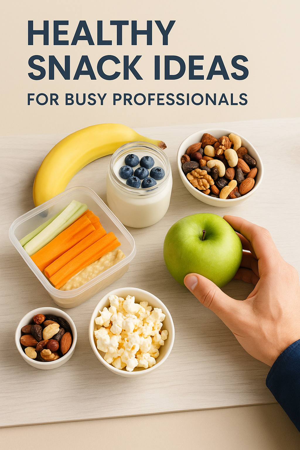 🥜 Healthy Snack Ideas for Busy Professionals