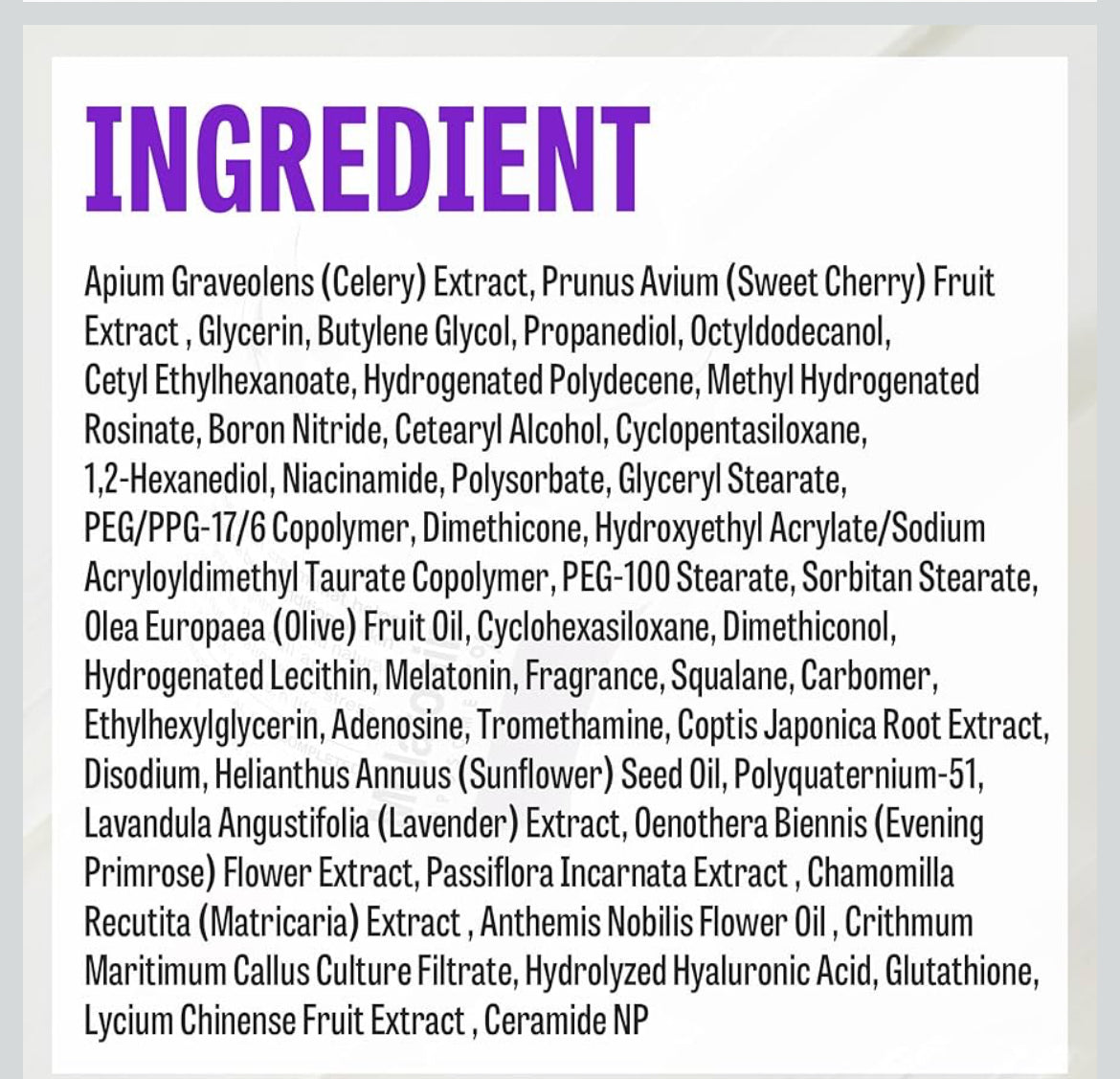 Time Return Melatonin Cream | Face Hydrating Cream & Face Moisturizer for Dry Skin | Relaxing Face Cream for Women & Men | Melatonin Face Cream for Resilient Skin, 1.76 oz