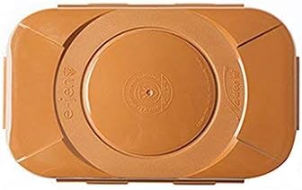 Odor-Lock  Premium Kimchi, Sauerkraut Container Probiotic Fermentation with Inner Vacuum Lid (Earthenware Brown, 0.45 gal/ 1.7L)