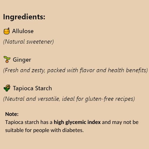 Sweet Therapy Extra strength Ginger Chews Sugar Free - Sugar free ginger candy - Sugar free Candy -Sugar free snacks -Zero sugar candy - Calorie free candy - Double Strength ginger chews
