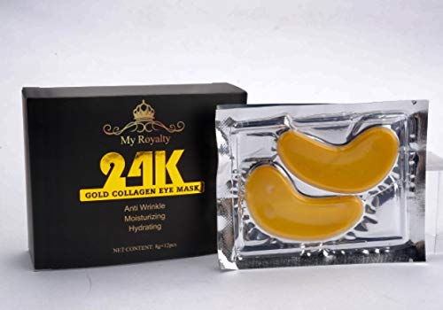 My Royalty 24K Gold Eye Mask 12 pairs collagen eye mask - anti aging, puffy eyes, tired eyes, dark circles, anti wrinkle, hylauronic acid
