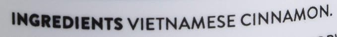 King Arthur Flour, Vietnamese Cinnamon, Certified Kosher, Nut-Free, 3 Ounces