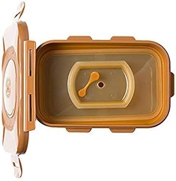 Odor-Lock  Premium Kimchi, Sauerkraut Container Probiotic Fermentation with Inner Vacuum Lid (Earthenware Brown, 0.45 gal/ 1.7L)