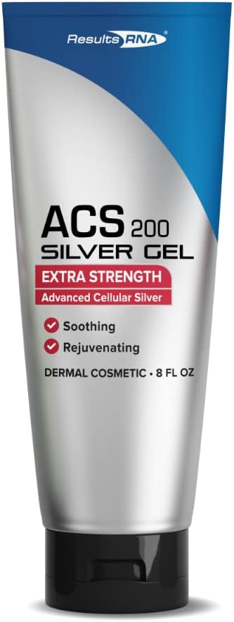 Results RNA - ACS 200 Silver-Glutathione Gel – Advanced Cellular Colloidal Silver Gel for Wound Care & Superior Dermal Healing. Clinically Proven. Recommended by Doctors Worldwide (8 oz)