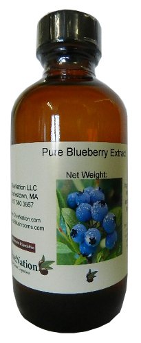 Blueberry Flavoring Extract - TTB-Approved Natural Flavoring for Baked Goods - Beverages - Non-GMO - Kosher - Vegan - 4 oz