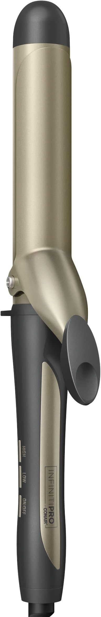 INFINITIPRO BY CONAIR Tourmaline Ceramic 1 1/4-inch Curling Iron, 1 1/4-inch Digital Curling Iron, 1 ¼ inch barrel produces loose curls – for use on medium and long hair