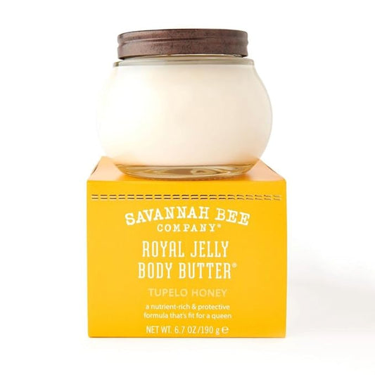 Savannah Bee Company Royal Jelly Body Butter - Deep Hydrating Body Butter for Dry Skin