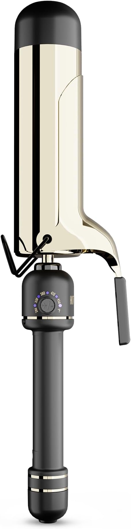 HOT TOOLS 24K Gold Professional 2" Extended Barrel Curling Iron with Clamp for Loose Curls - 24K Gold Technology for Long-Lasting Results & Longer Barrel for Easy Styling