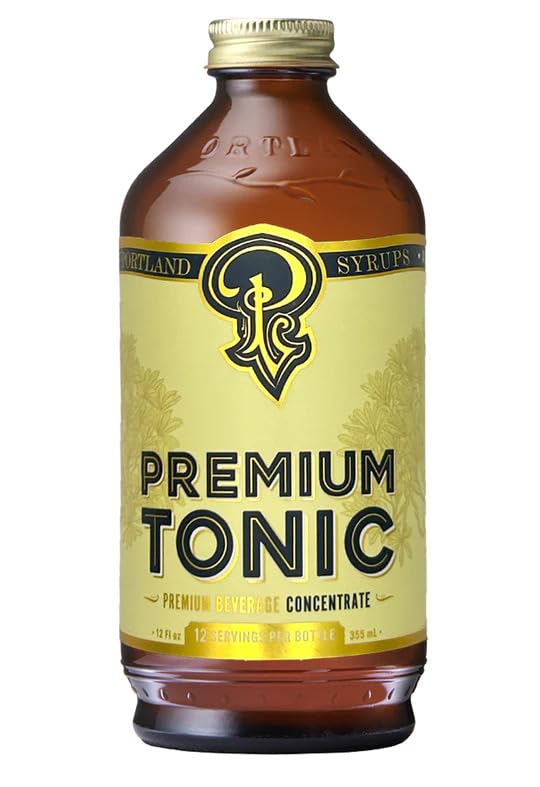 Portland Syrups Premium Tonic Concentrated Syrup – Craft Delicious Cocktails, Coffees, Sodas, and More – Ideal for Drinks & Adding a Flavor to Any Beverage – 12 oz with 24 Servings (Pack of 1)