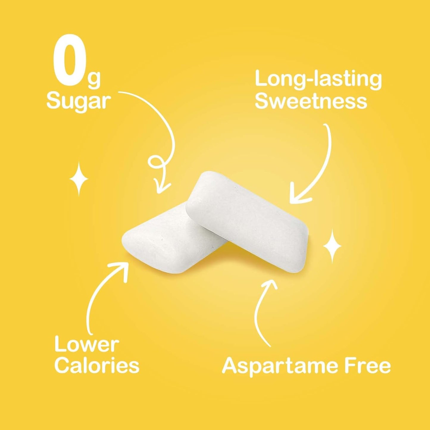 DC24 DAILY CARE Xylitol Gum, Aspartame Free & Sugar Free Chewing Gum for Dry Mouth, Low-Calorie with Erythritol, Sugarless, Fresh Fruit Flavor, 60-Piece Pack, 4 Packs