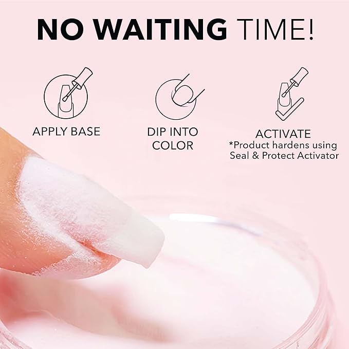 Kiara Sky Long Lasting Nail Dip Powder Pink Tones 1 oz, Grapefruit Cosmo