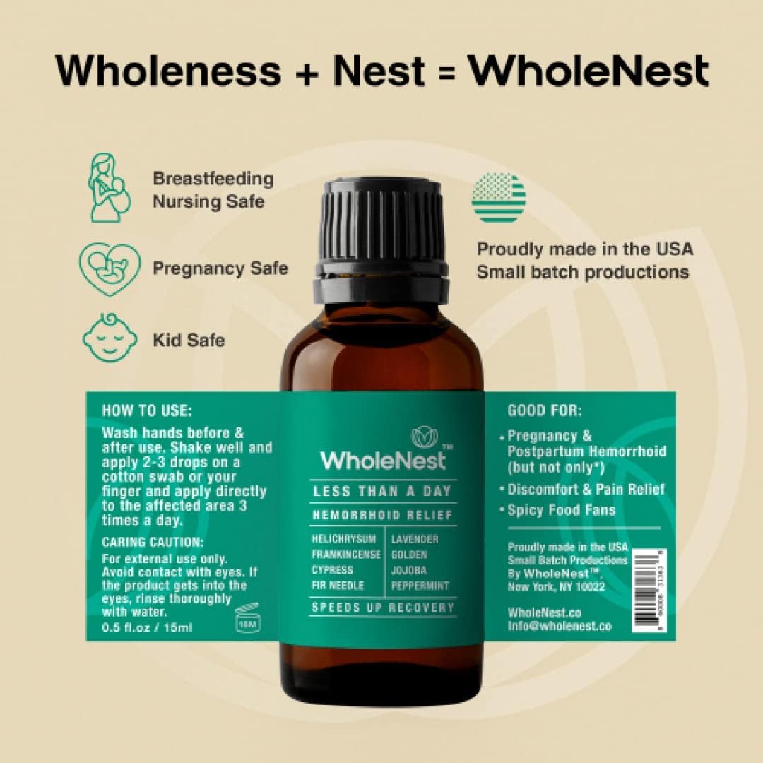 Complete Postpartum Care Includes Wonder Spray, Less Than A Day Hemorrhoid Relief, and Honey Lavender Perineal Balm for Comprehensive Recovery and Soothing Comfort for New Moms
