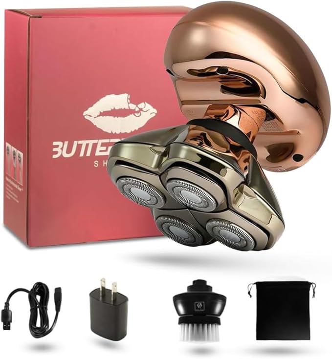 Skull Shaver Butterfly Kiss Pro (Rose Gold): Best Electric Shaver for Bikini, Leg, Body Shaving