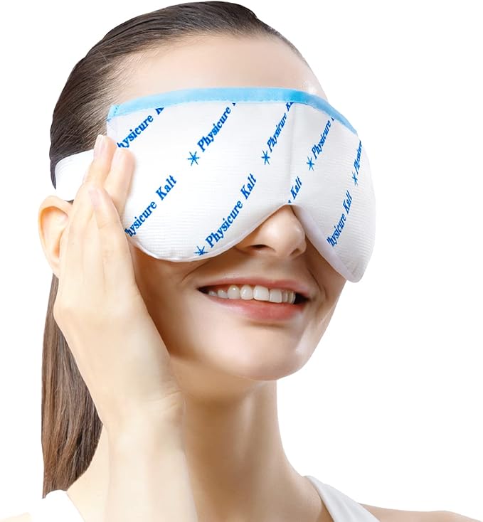Heated Eye Mask | Moist Heat Eye Compress Relief for Dry Eyes, Imitated Eyes, Pink Eyes | Microwave Activated Dry Eye Therapy Mask