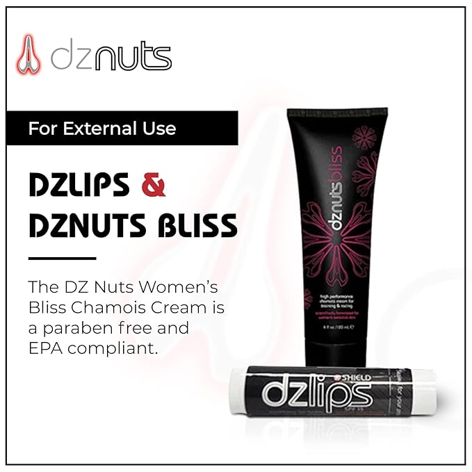 DZ Lips Care - Lip Repair, Protectant, Moisturizing Balm (DZ Lips + Women's Bliss Chamois Cream)