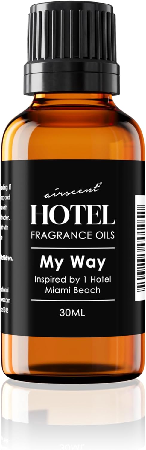 AirScent My Way Diffuser Oil Inspired by The 1 Hotel Miami Scent - Premium My Way Fragrance Oil Blend for Ultrasonic and Waterless Diffusers and Crafting - 10 mL, 0.34 fl oz Glass Dropper Bottle