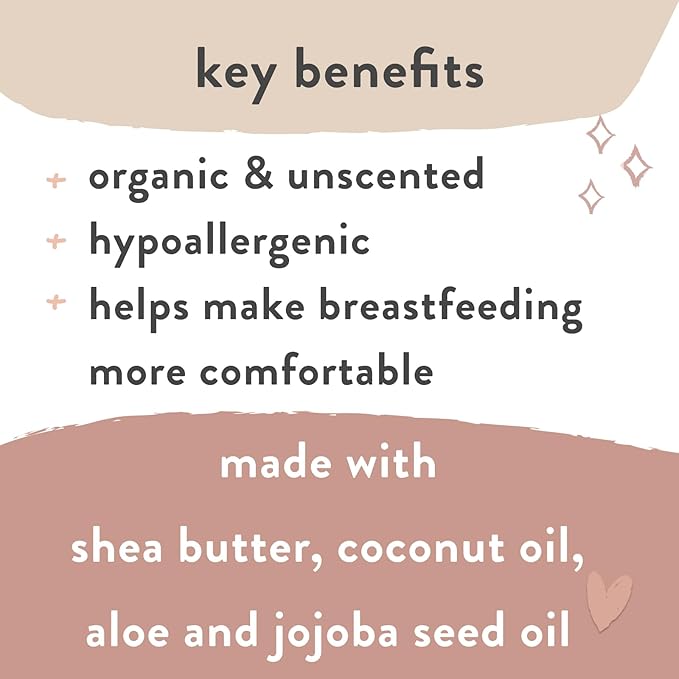 The Honest Company Honest Mama Calm Your Nip Balm | USDA Certified Organic Nipple Cream | 1.75 fl oz