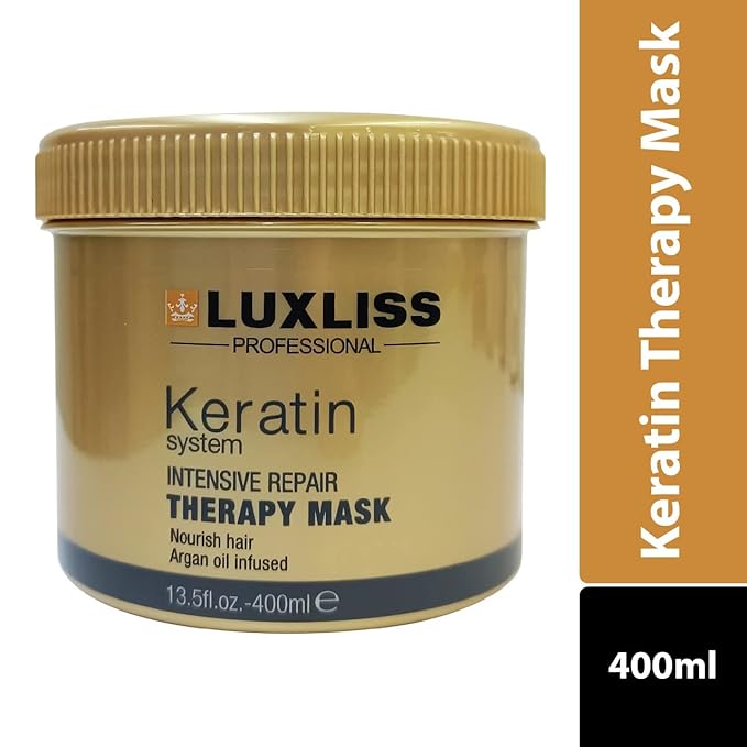 Keratin Intensive Repair Therapy Hydrating Hair Mask for Dry Damaged Hair and Scalp