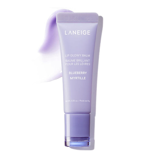 LANEIGE Lip Glowy Balm: Sheer Tinted Lip Moisturizer with Shea Butter, for Hydrating Shine & Soft Lips (Blueberry)