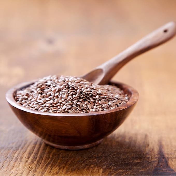 GranAroma Brown Flax Seeds, Baking, Egg Replacement, Linseeds (11.2 Ounce)