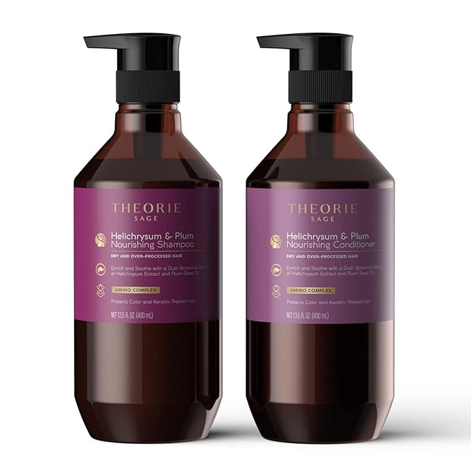 Theorie Helichrysum & Plum - Nourishing Conditioner - For Dry & Over Processed Hair, 800mL