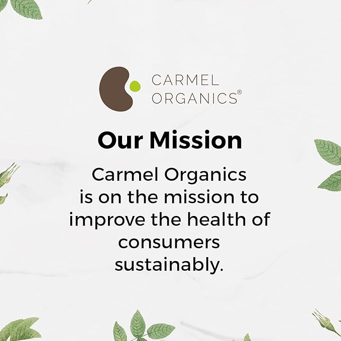 Edible Basil Seeds. | 8 Ounce or 0.5 Lb/227 grams | Tukmaria Sabja Seeds| Rich in Fibers | Add to Smoothies | Non GMO | Keto + non Gluten | Natural | By Carmel Organics