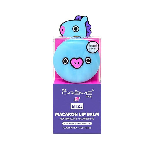 The Crème Shop BT21 MANG Macaron Lip Balm - Birthday Cake