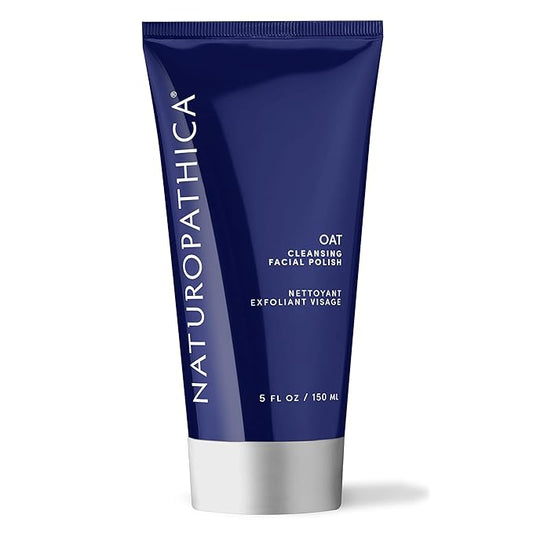 Naturopathica Oat Cleansing Facial Polish - Multi-Use Facial Cleanser - Face Scrub & Mask - Exfoliating Face Wash for Women & Men - Gentle Exfoliating - 5 floz