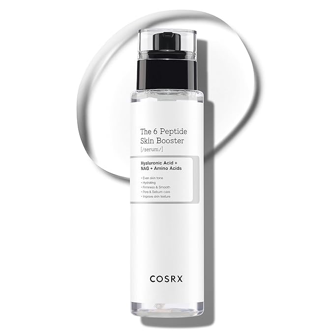 COSRX 6X Peptide Collagen Booster Toner Serum 150mL/5.07 Fl.Oz, Skin Renewal Boosting Facial Essence, Niacinamide & Hyaluronic Acid for All Skin Types, Korean Skincare, Paraben Free