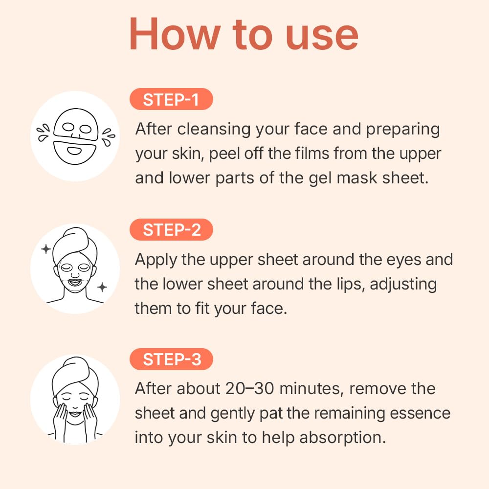 CENTELLIAN 24 Madeca Lab PDRN Skin Tightening Glow Gel Mask (4 pcs) – Firming & Hydrating Face Mask for Radiant Skin, Korean Skin Care. PDRN, TECA, Niacinamide.