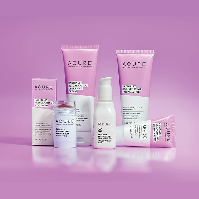 ACURE Radically Rejuvenating Under Eye Hydrogel Mask | 100% Vegan | Provides Anti-Aging Support | Cucumber & Silk Tree - Hydrates & Rejuvenates | 12 Count