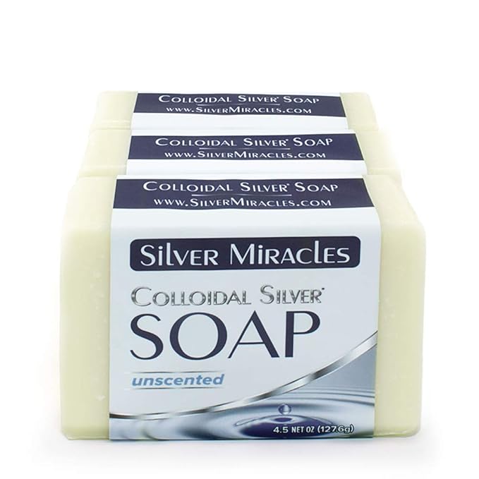 Silver Miracles - Colloidal Silver Soap - 3 pack