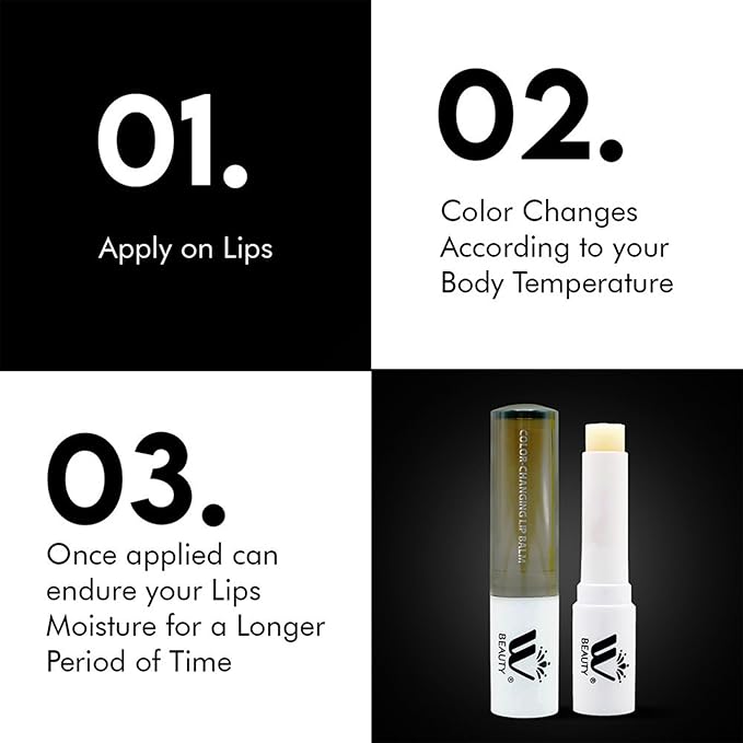 Care Color Changing Lip Balm - Sustain, Repair and Moisturize your Lips, 3.3g