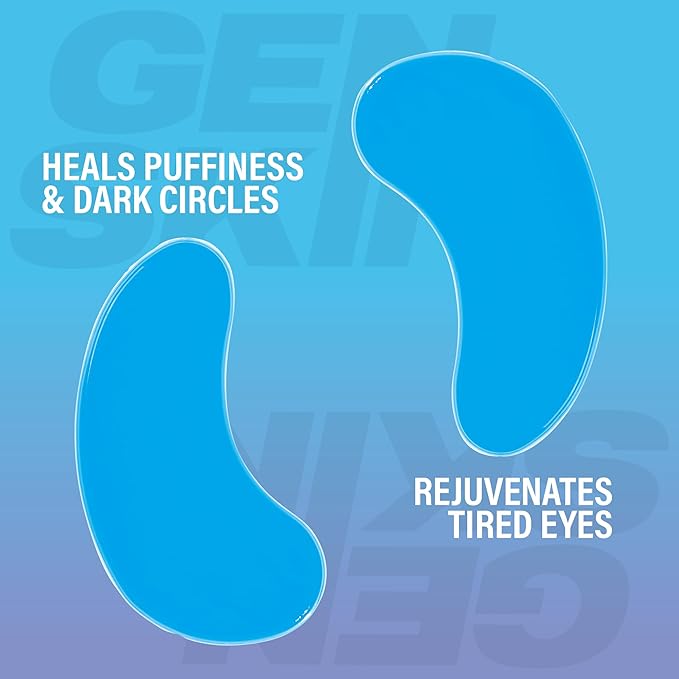 Eye Mask, Eye Masks for Dark Circles and Puffiness, Under Eye Mask with Hyaluronic Acid and Marine Algae, Vegan and Cruelty-Free Under Eye Patches, Marine Algae Eye Masks, 5-Pack