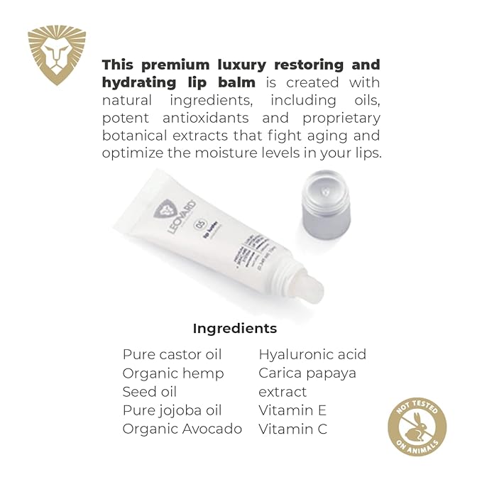 Organic Lip Balm - Hydrating, Natural Ingredients, Instant Moisturization, Daily Use