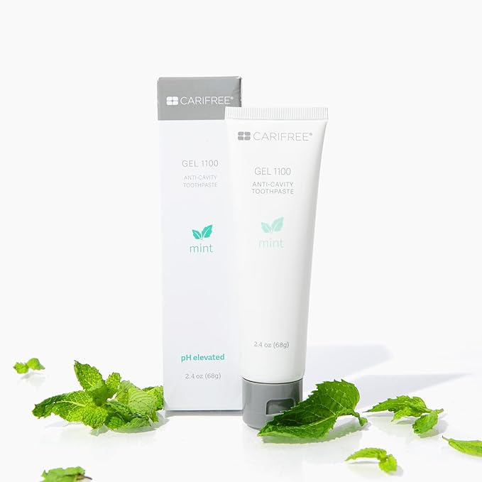 CariFree Maintenance & Prevention Kit, Mint | Anti-Cavity Fluoride Toothpaste & Mouthwash Freshens Breath and Moistens Mouth | Dentist Recommended for Oral Care (2 Piece Set)