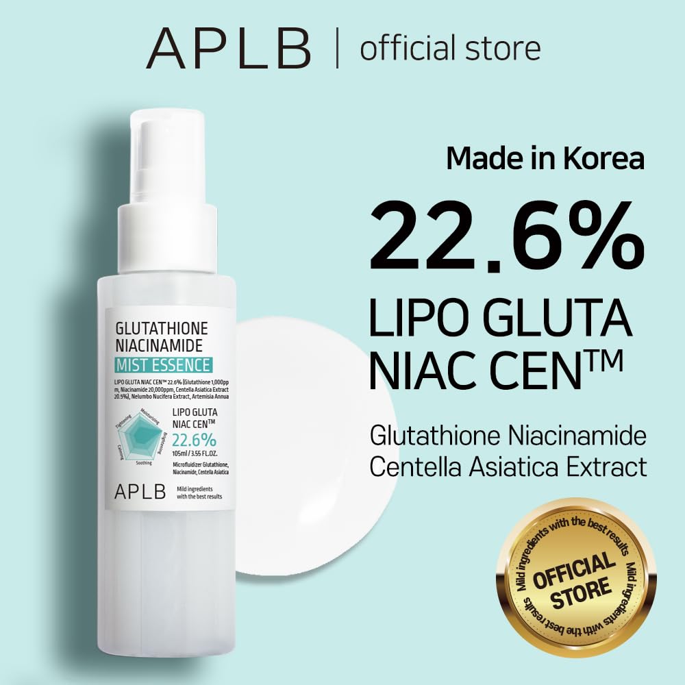 APLB Hyaluronic Acid Ceramide HA B5 Mist Essence | HYALURONIC HA B5 CEN™ 28.7% 3.55 FL.OZ/Korean Skincare, Replenishing moisture, Revitalize for gentle and improve skin texture through Hyaluronic