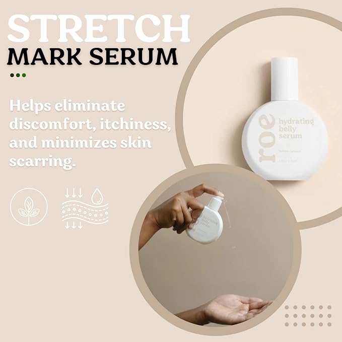 Stretch Mark Belly Serum/Oil for Sensitive Skin with Long and Short-term Hydration, Increases Skin Elasticity and Firmness Reduce Stretch Marks (Belly Serum)