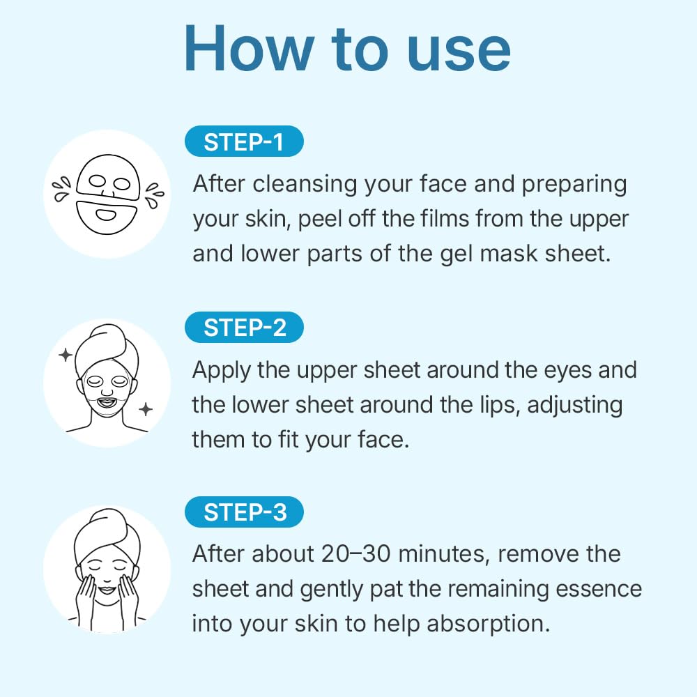 CENTELLIAN 24 Madeca Lab Hyal Waterfull Gel Mask (Hydrating Gel Mask, 4 pcs) – Deep Moisture & Cooling Sheet with 10-Layer Hyaluronic Acid, Korean Skin Care. TECA, Glycerin, Niacinamide.